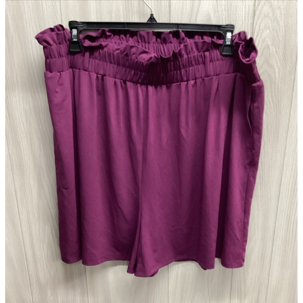 LULAROE Women's (Size 3XL) Elastic Waist Pull On Solid Lounging Shorts 45N